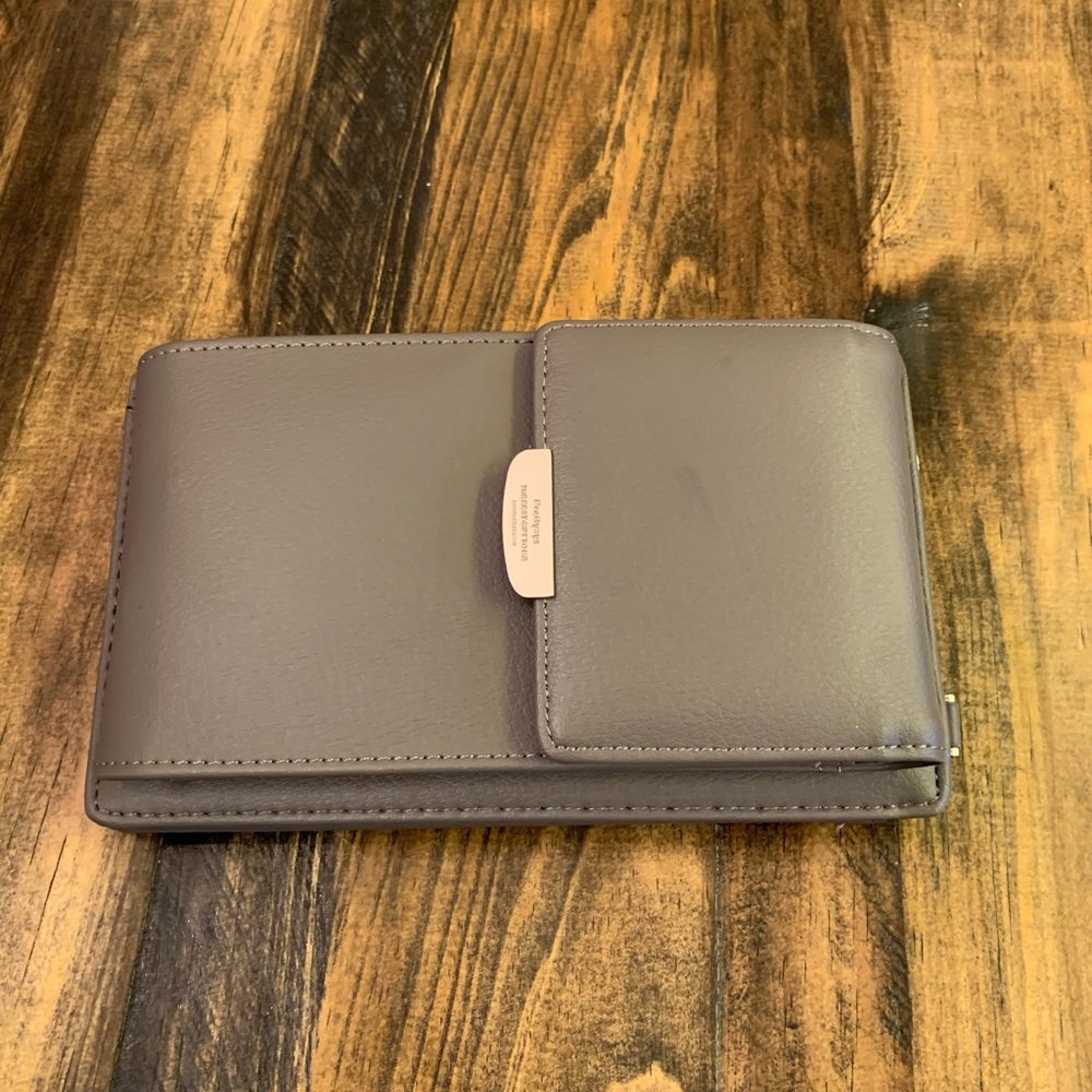 NWT grey cross body wallet bag